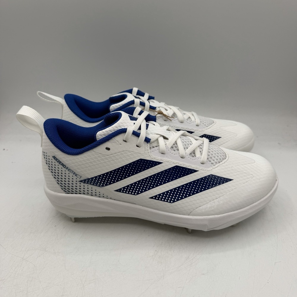 Adidas Adizero Instinct 2 Softball Cleats Womens Sz 7 Blue White Metal JH6789